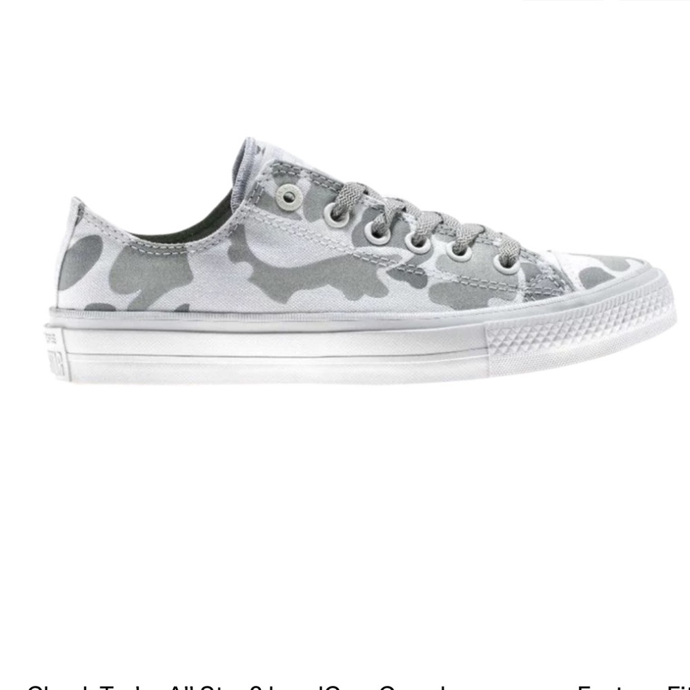 Chuck Taylor All Star 2 Low 'Grey Camo' 7.5 New!! Converse